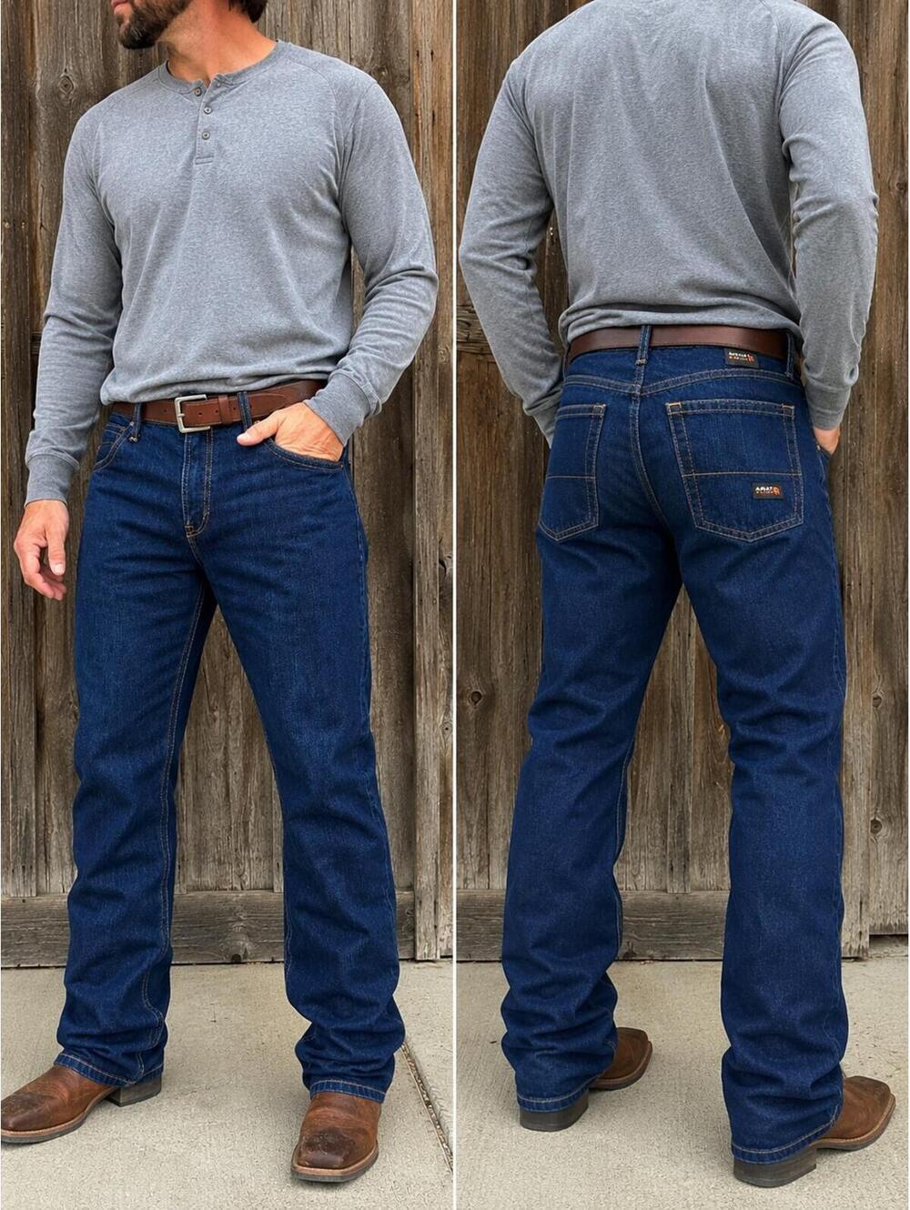 Ariat FR M4 Relaxed Boot Jeans Men’s 34x30 Flame Resistant Work Western Denim